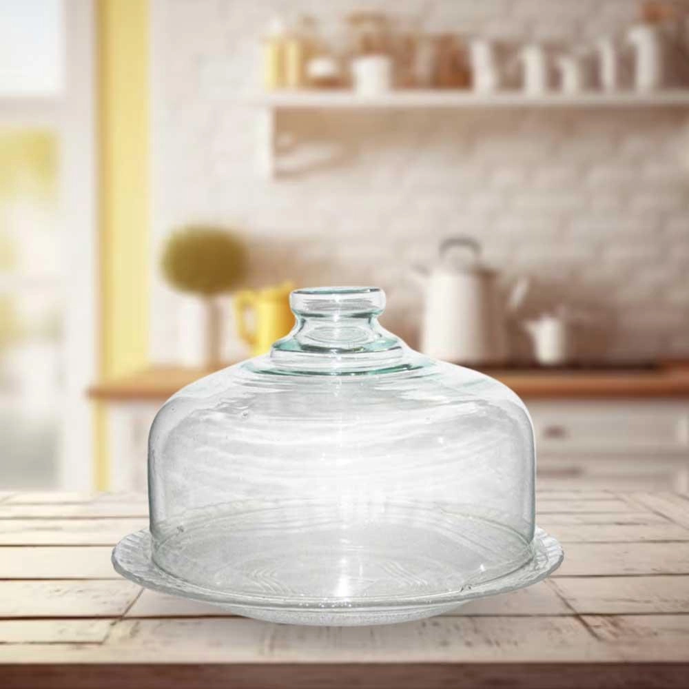 Queijeira com Tampa de Vidro Millenium 