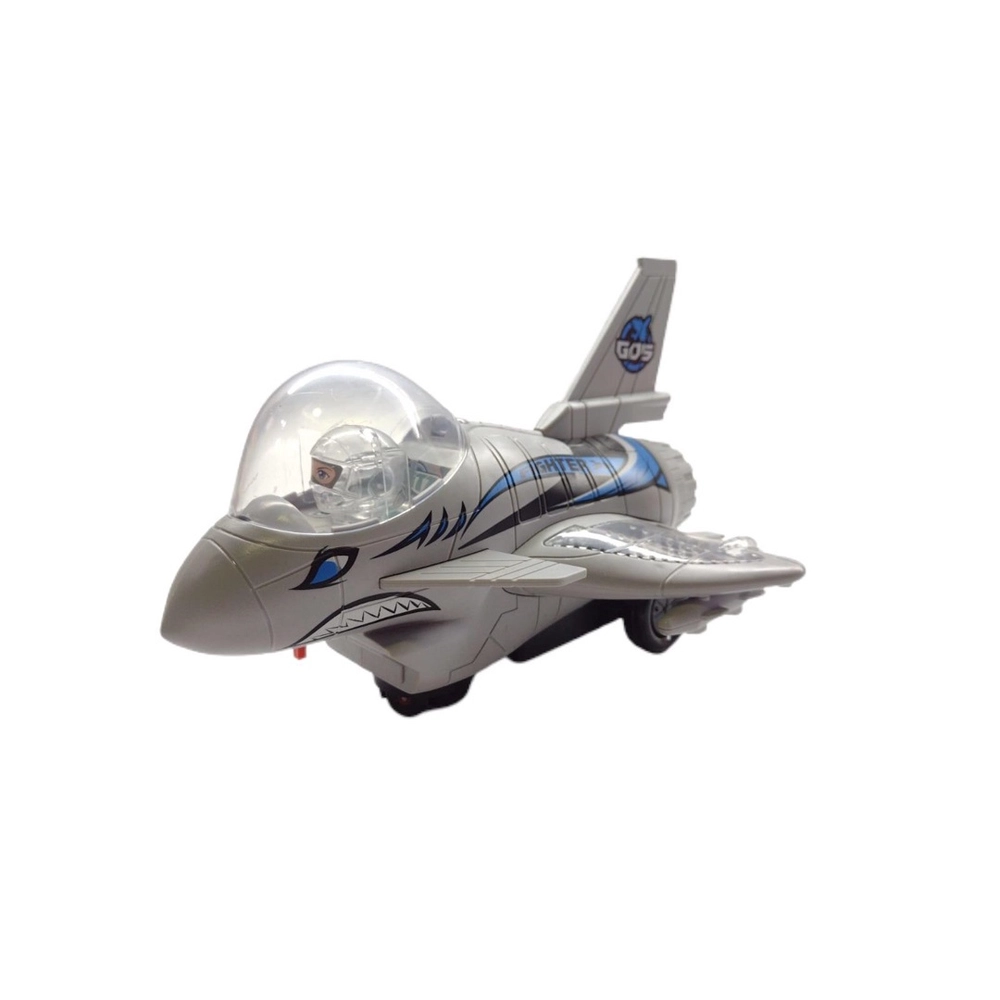 Brinquedo Avião Modelo Tubarão Automático Fighter - FunGame