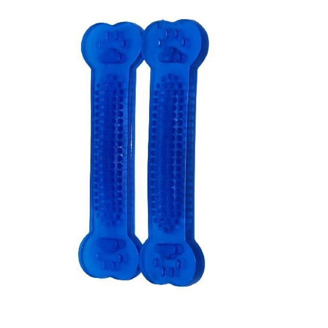 Brinquedo Pet Mordedor Osso de Silicone 15,5 cm - Mimo Pets