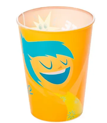 Copo Infantil Divertidamente 2 320ml - Plasútil Copo Infantil Divertidamente 2 320ml - Plasútil