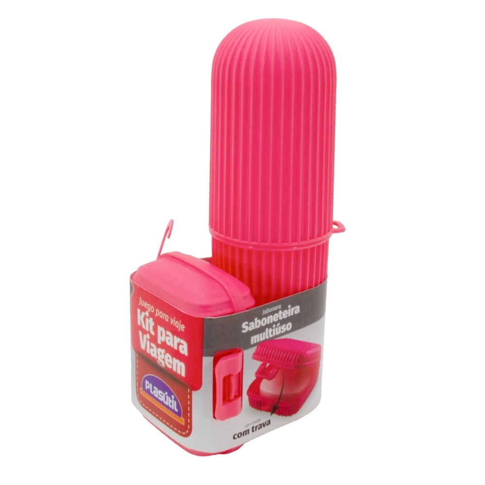 Kit Multiuso Saboneteira e Porta Escova de Dentes - Plasútil Kit Multiuso Saboneteira e Porta Escova de Dentes - Plasútil