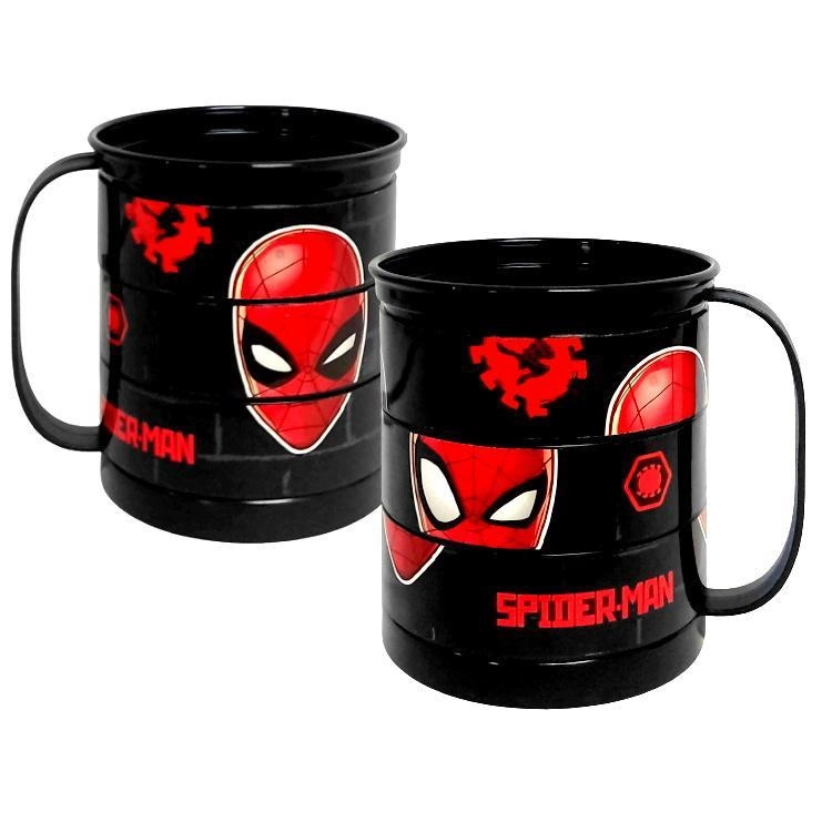Caneca Divertida do Homem Aranha 360ml Premium – Plasútil