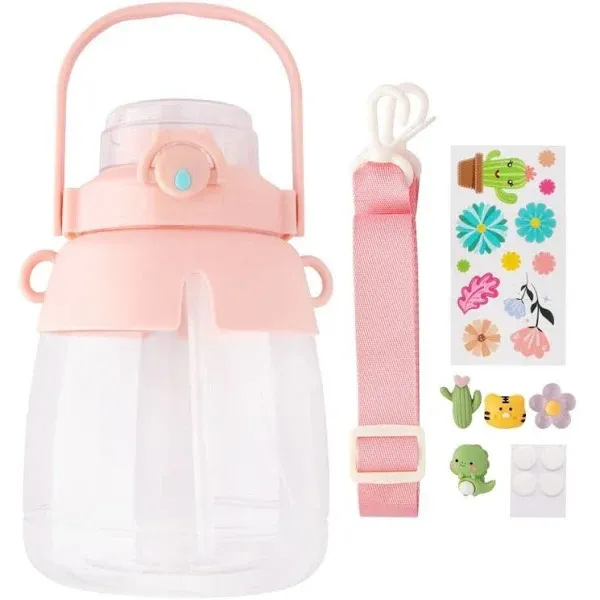 Garrafa de Água 1,3L com Alça Moderna Fitness - Weeze