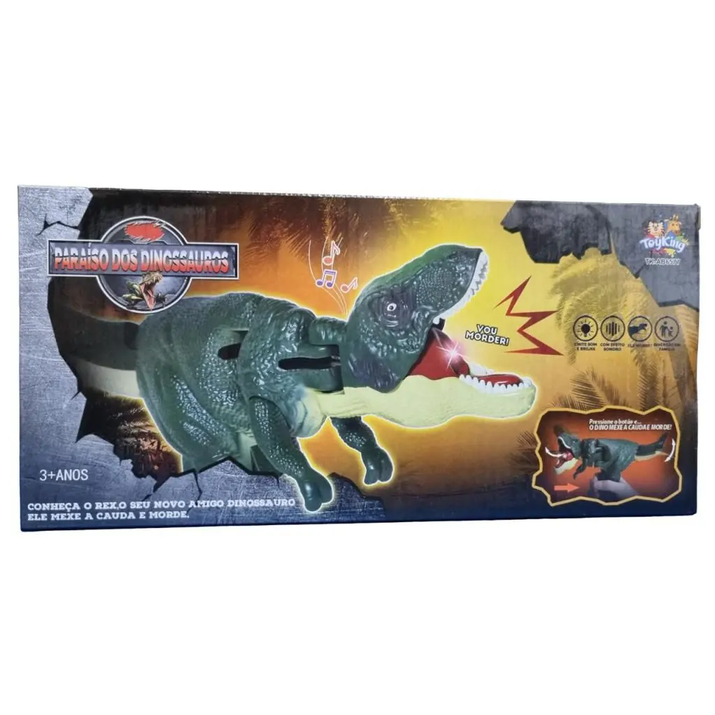 Brinquedo T-Rex Dinossauro - ToyKing Brinquedo T-Rex Dinossauro - ToyKing